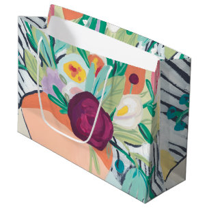 Sacola Para Presentes Grande Fauvist Floral II