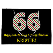 Feliz 66º aniversário e Feliz Natal, Nome Personal