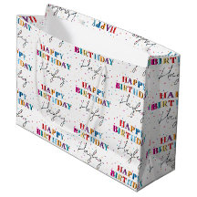 Feliz Aniversário Colorido Nome Personalizado Conf