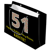 Feliz aniversário de 51 ruas e feliz Natal, nome p