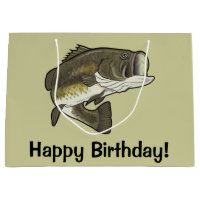 Feliz aniversario de baixo Largemouth