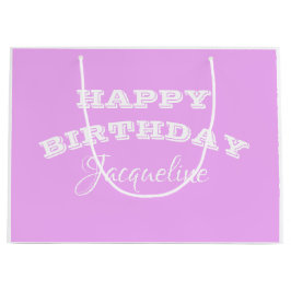 Sacola Para Presentes Grande Feliz Aniversário Presente Para Sua Simples Chic S