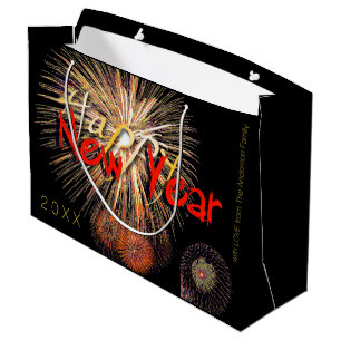 Sacola Para Presentes Grande feliz ano novo 2022 - Saco de presentes grande per