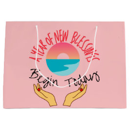 SACOLA PARA PRESENTES GRANDE FELIZ ANO NOVO 2023