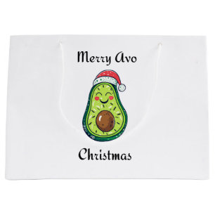 Sacola Para Presentes Grande Feliz Avo Natal