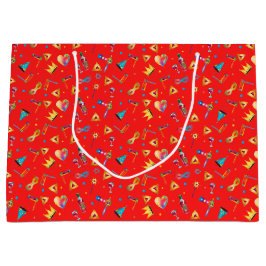 Sacola Para Presentes Grande Feliz Festival de Purim, Crianças Fizeram Presente