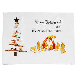 Sacola Para Presentes Grande Feliz Natal!