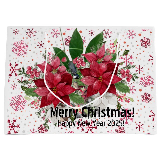 Sacola Para Presentes Grande Feliz Natal! (Frente)