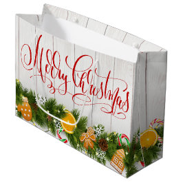 Sacola Para Presentes Grande Feliz Natal