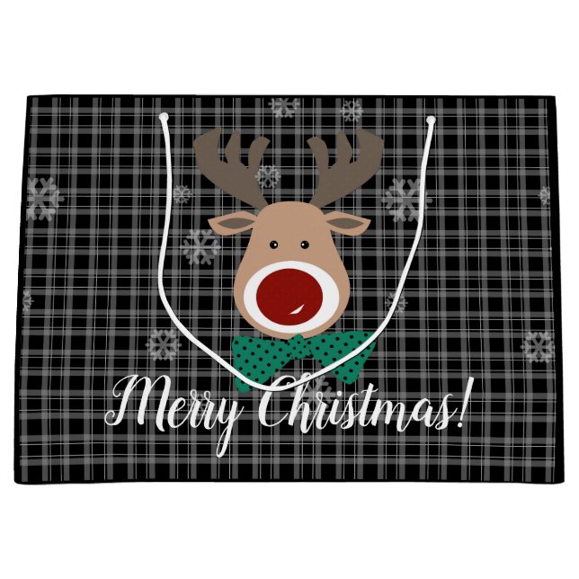 Sacola Para Presentes Grande Feliz Natal! (Frente)