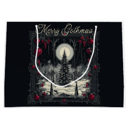 Sacola Para Presentes Grande Feliz Natal Gothmas 