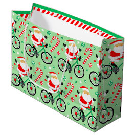 Sacola Para Presentes Grande Feriado de Ciclo