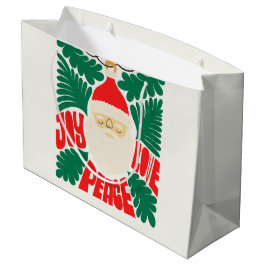 Sacola Para Presentes Grande Feriado de papais noeis