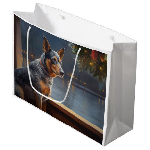 Sacola Para Presentes Grande Feriado de Pawsome no Cruzeiro de Natal australian