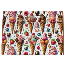 Sacola Para Presentes Grande Festa da Sorveteria