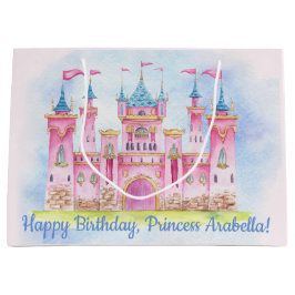 Sacola Para Presentes Grande Festa de Aniversário de Princesa