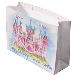 Sacola Para Presentes Grande Festa de Aniversário de Princesa