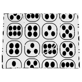 Sacola Para Presentes Grande Festa de aniversário de Rolamento de Disco