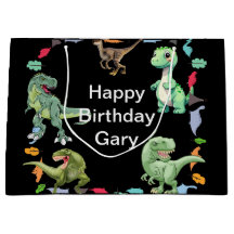 Festa de aniversário do dinossauro a preto