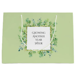 Sacola Para Presentes Grande Festa de aniversário Personalizada Elegante Greene