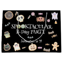 Sacola Para Presentes Grande Festa de crianças de aniversário Spooktacular