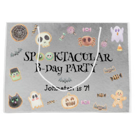 Sacola Para Presentes Grande Festa de crianças de aniversário Spooktacular