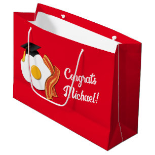 Sacola Para Presentes Grande Festa de formatura Breakfast Brunch