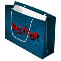 Festa de Halloween Red Horror Spider Web Blue Scar