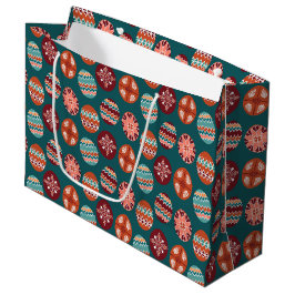 Sacola Para Presentes Grande Festive Easter Large Gift Bag