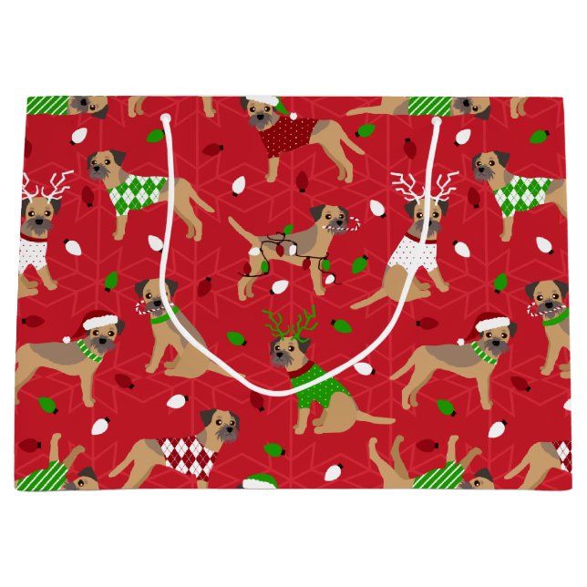 Sacola Para Presentes Grande Fim de Natal (Frente)