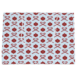 Sacola Para Presentes Grande Fita de Natal Pré-Disquete