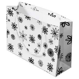 Sacola Para Presentes Grande Flor de amor