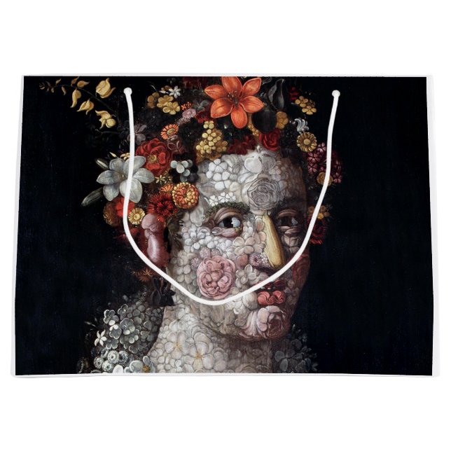 Sacola Para Presentes Grande Flora, Arcimboldo (Frente)