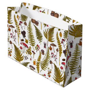 Sacola Para Presentes Grande Flora e fauna florestais 2