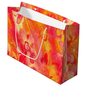 Sacola Para Presentes Grande Florais-11-Pintados-Grãos