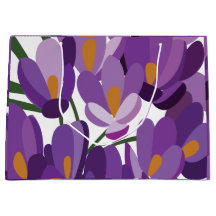 Floral de Crócus Roxo