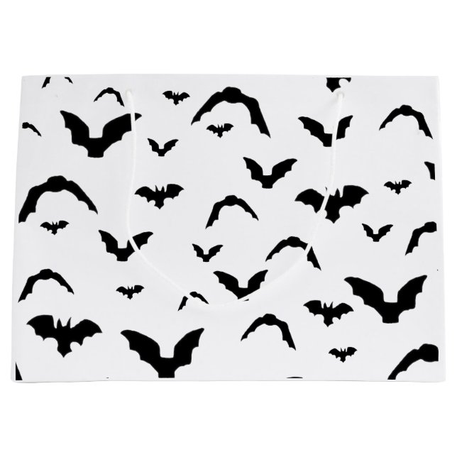 Sacola Para Presentes Grande Flying Bats (Frente)