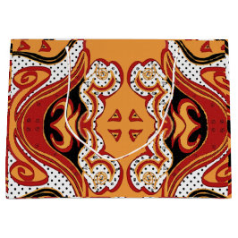 Sacola Para Presentes Grande Fogo