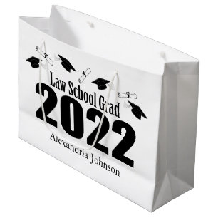 Sacola Para Presentes Grande Formando para a Faculdade de Direito 2022, Saco pa