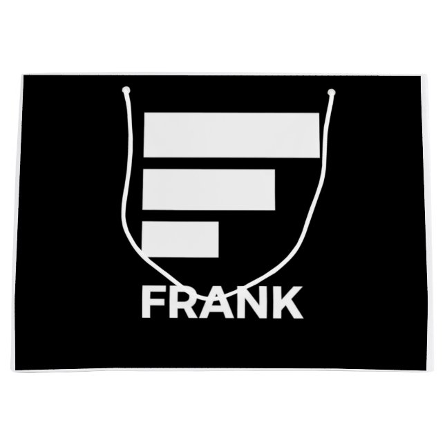 SACOLA PARA PRESENTES GRANDE FRANK (Frente)
