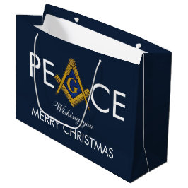 Sacola Para Presentes Grande Freemason Masonic Mason Freemason Christmas