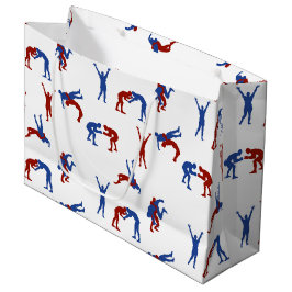 Sacola Para Presentes Grande Freestyle Greco Roman Luta Patterno