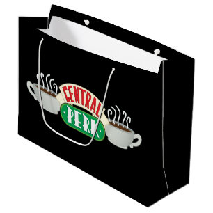 Sacola Para Presentes Grande FRIENDS™   Logotipo Central Perk