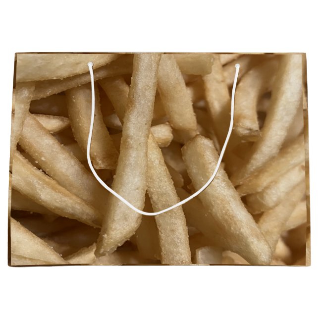 Sacola Para Presentes Grande Fries franceses (Frente)
