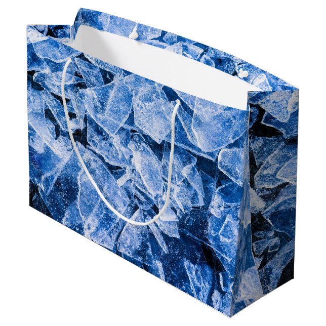 Sacola Para Presentes Grande Frio de gelo (Verso inclinado)