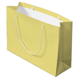 Sacola Para Presentes Grande Fundo amarelo do milho pastel pronto para personal