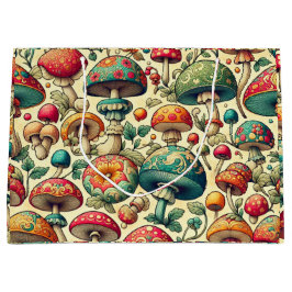 Sacola Para Presentes Grande Fungi do rico