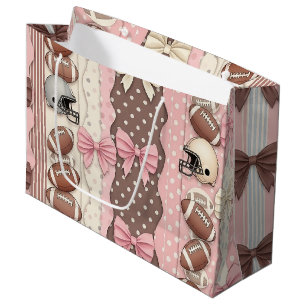 Sacola Para Presentes Grande Fútbol Coquette Arco Estampa Leopardo (9)