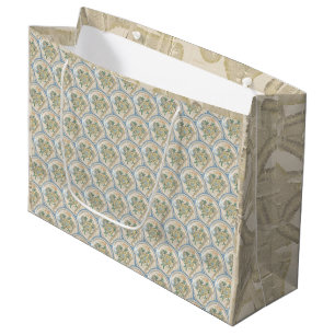Sacola Para Presentes Grande G Criação de floração amarela
