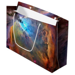 Sacola Para Presentes Grande Galáxia Espacial Orion Nebula